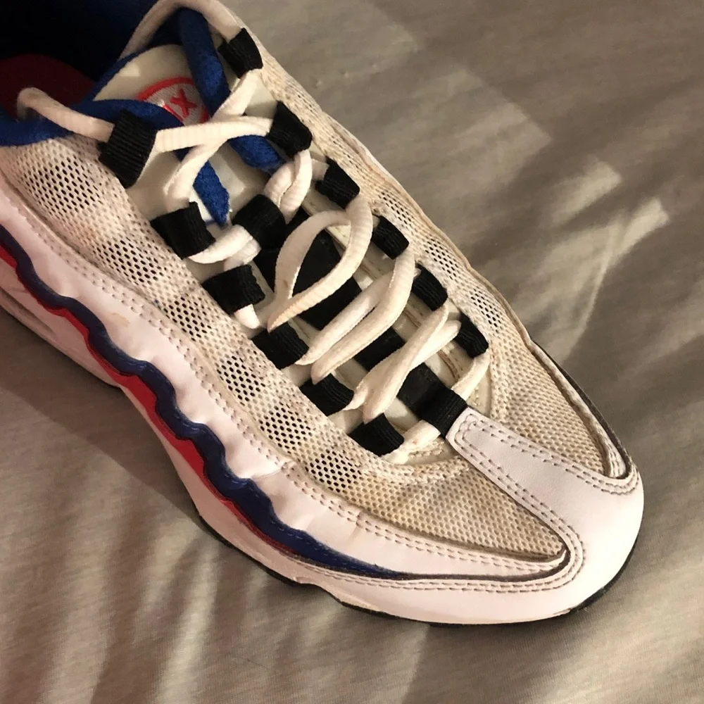 Nike Blue and White Sneakers